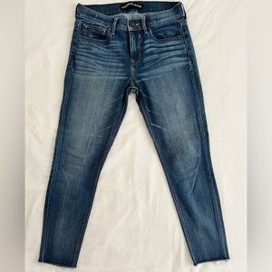 EXPRESS Jeans Ankle Leggings Mid rise skinny size 4 regular